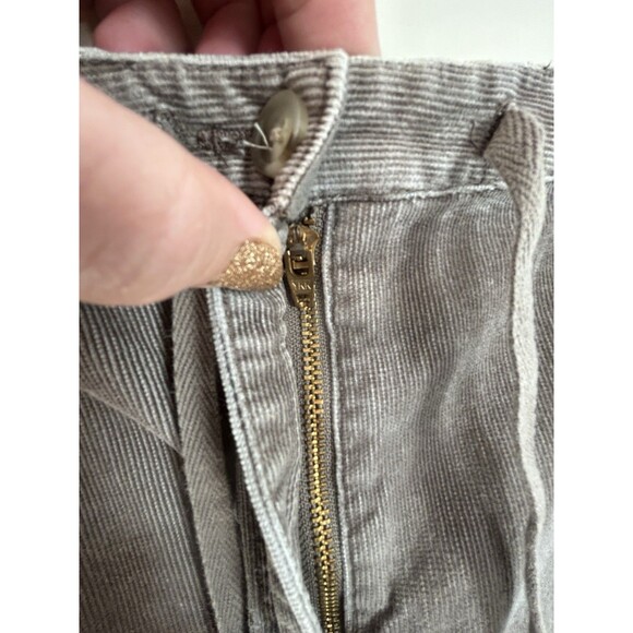 Vintage Corduroy Skirt Eddie Bauer Women’s Sz 10 Brown Pockets Belt Loops Cotton - Picture 4 of 8
